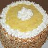 Toasted KokoNutt Pineapple Layer Cake - Pineapple Curd topping