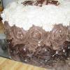 Chocolate Rosette Layer Cake (Side)